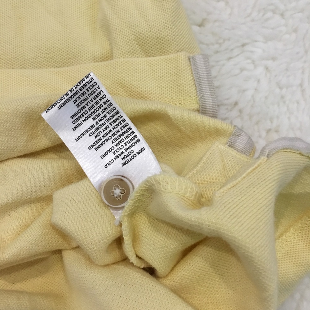 Tommy Bahama Yellow Polo Shirt Size Large - Picture 6 of 7